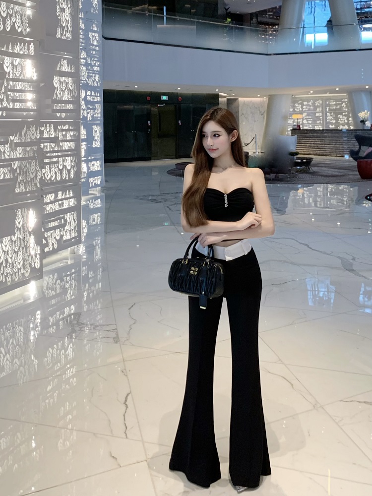 Diamond Strapless Top with Built-In Padding - Fitted Shirt for Stylish Elegance - Perfect for Y2K and Night Out Looks Diamond Strapless Top with Built-In Padding - Fitted Shirt for Stylish Elegance - Perfect for Y2K and Night Out Looks