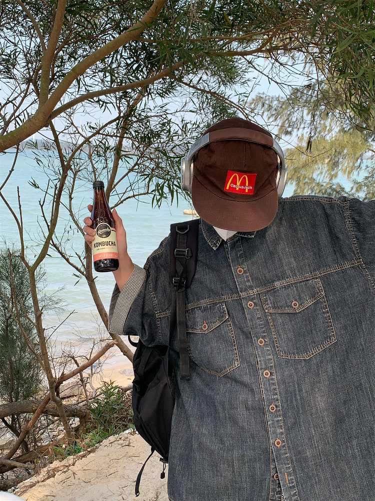 Distressed Denim Short Sleeve Shirt for Men and Women - Vintage Washed Loose Summer Top - Trendy 90s Style Distressed Denim Short Sleeve Shirt for Men and Women - Vintage Washed Loose Summer Top - Trendy 90s Style