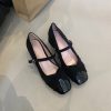 Elegant Sheepskin Square Toe Mary Jane Shoes for Women - French Style High-Heeled Chunky Heel Flats in Gentle Fairy Aesthetic