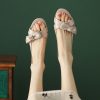 Elegant Summer Open-Toe Sandals for Women - Comfortable Silk, Round Toe, Bow-Knot, Thin High Heels, Versatile Fashion Footwear