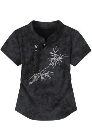 Elegant Zen-Inspired Two-Piece Dress Set for Women - Chinese Style, National Wind, Summer Outfit, Youthful Look