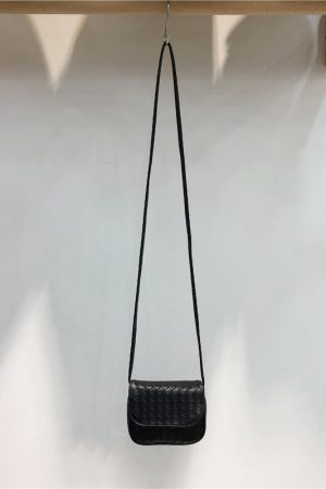 Exquisite Mini Woven Bag - Cute Fashionable Crossbody Coin Purse & Card Holder - Chic Square Design for Niche Style Lovers