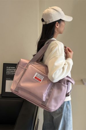 Extra Large Wheeled Travel Bag for Women - Large Capacity Portable Maternity Storage & Sports Gym Luggage Bag