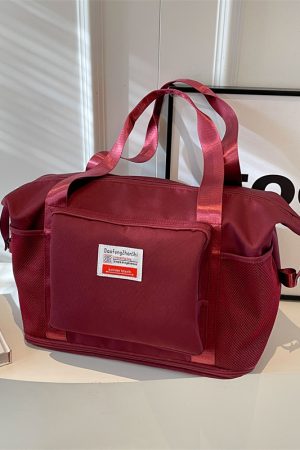 Extra Large Wheeled Travel Bag for Women - Large Capacity Portable Maternity Storage & Sports Gym Luggage Bag