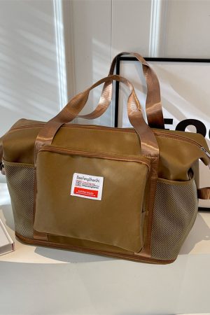 Extra Large Wheeled Travel Bag for Women - Large Capacity Portable Maternity Storage & Sports Gym Luggage Bag