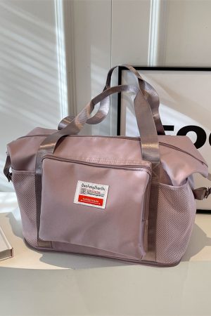 Extra Large Wheeled Travel Bag for Women - Large Capacity Portable Maternity Storage & Sports Gym Luggage Bag