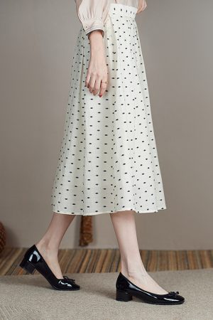 Fairy Style Red Genuine Leather Mid-Heel Bow Shoes for Women - Sweet Wedding and Bridesmaid Footwear