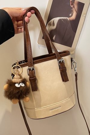 Fashionable Women's Bucket Bag - Versatile Small Handbag, Stylish Crossbody Shoulder Bag for 2025 Casual Looks
