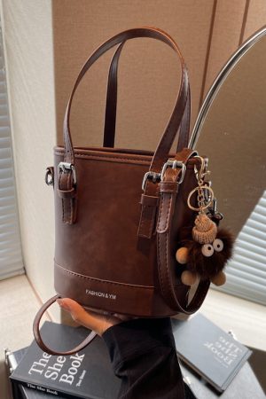 Fashionable Women's Bucket Bag - Versatile Small Handbag, Stylish Crossbody Shoulder Bag for 2025 Casual Looks