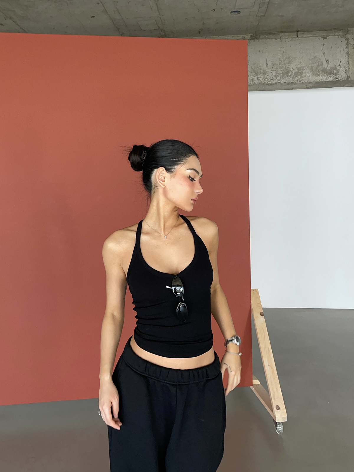 Faux Bare Face Athletic V-Neck T-Back High Elasticity Tank Top - Hot Girl Essentials for Y2K and 90s Style Fashion Faux Bare Face Athletic V-Neck T-Back High Elasticity Tank Top - Hot Girl Essentials for Y2K and 90s Style Fashion