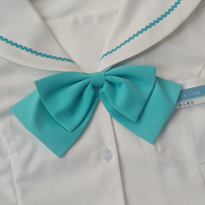 Floral Bow Tie for JK Uniform - Pudding Bear Inspired Pure Color Japanese Style Accessory Floral Bow Tie for JK Uniform - Pudding Bear Inspired Pure Color Japanese Style Accessory