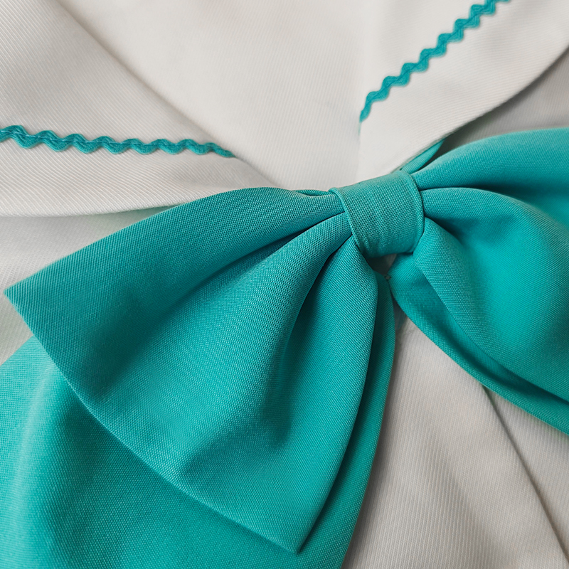 Floral Bow Tie for JK Uniform - Pudding Bear Inspired Pure Color Japanese Style Accessory Floral Bow Tie for JK Uniform - Pudding Bear Inspired Pure Color Japanese Style Accessory