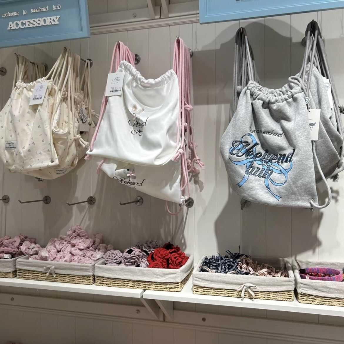 Floral Drawstring Small Backpack - Casual Canvas Tote Bag with Large Capacity for Commuting - Trendy Niche Design Floral Drawstring Small Backpack - Casual Canvas Tote Bag with Large Capacity for Commuting - Trendy Niche Design