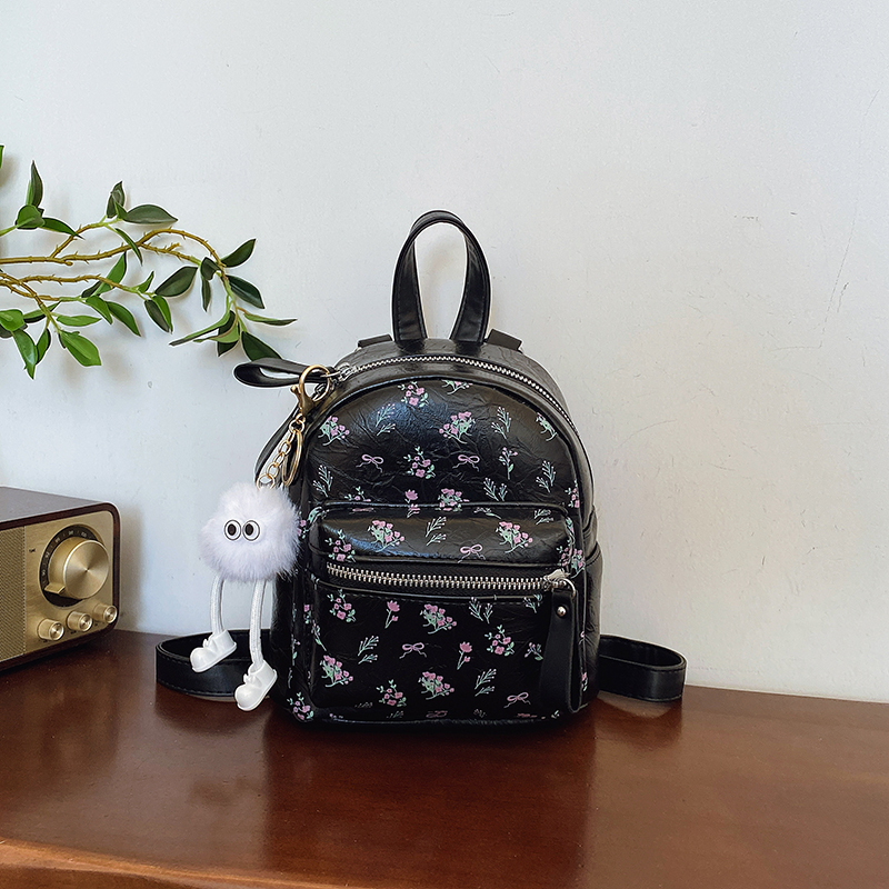 Floral Print Backpack for Women - 2025 High-End Travel & Hiking Bag, Niche Design, Fashionable Leisure Style Floral Print Backpack for Women - 2025 High-End Travel & Hiking Bag, Niche Design, Fashionable Leisure Style