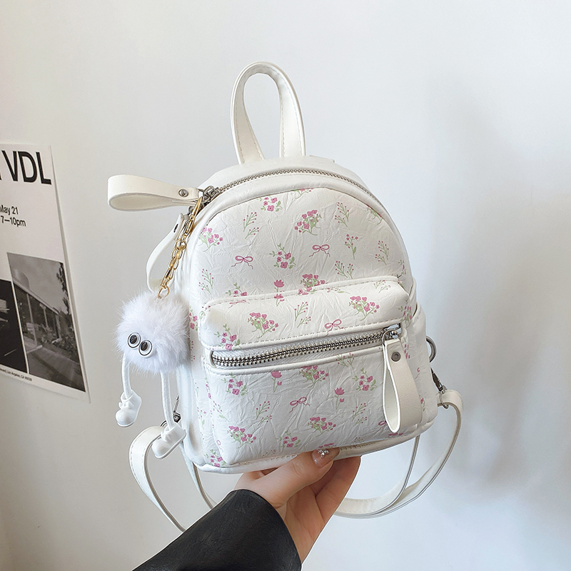 Floral Print Backpack for Women - 2025 High-End Travel & Hiking Bag, Niche Design, Fashionable Leisure Style Floral Print Backpack for Women - 2025 High-End Travel & Hiking Bag, Niche Design, Fashionable Leisure Style