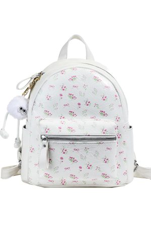 Floral Print Backpack for Women - 2025 High-End Travel & Hiking Bag, Niche Design, Fashionable Leisure Style