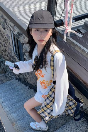 Floral Print Long Sleeve T-Shirt for Women - American Style Loose Round Neck Sun Protection Cover-Up - Summer Thin Top