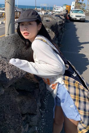 Floral Print Long Sleeve T-Shirt for Women - American Style Loose Round Neck Sun Protection Cover-Up - Summer Thin Top