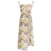 Floral Sleeveless Long Dress for Women - French Style 2025 Summer Slim Fit Vacation Trend