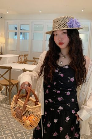 Floral Spaghetti Strap Plus Size Dress for Women – Summer 2025 Slimming Design, Flattering for Curvy Figures, Trendy and Stylish