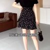 Floral Spliced Two-Piece Dress for Women - Plus Size Slimming Cover-Up, Summer Split Design, Trendy Y2K Style
