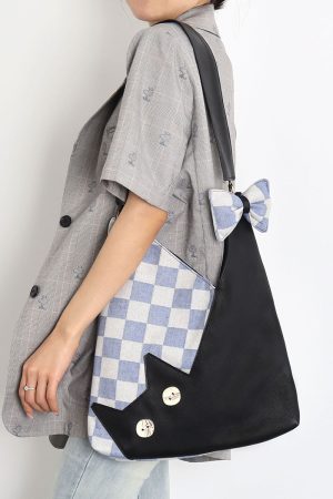 Fluffy Cat Shoulder Bag - Large Capacity Furry Crossbody Purse - Cute Niche Style for Cat Lovers