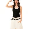 French Layered Faux Two-Piece Camisole for Women – Slim Fit Summer Outerwear, Flattering Short Top, Chic Layered Style