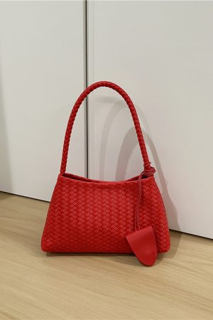 French Niche High-End Woven Handheld Shoulder Baguette Bag - Small Dirty Cabinet 2025 Fashion Underarm Bag