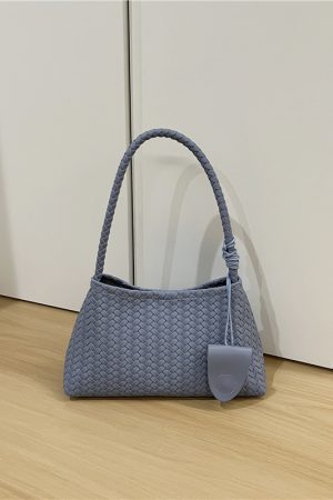 French Niche High-End Woven Handheld Shoulder Baguette Bag - Small Dirty Cabinet 2025 Fashion Underarm Bag