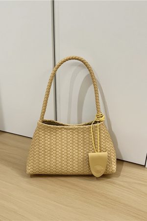 French Niche High-End Woven Handheld Shoulder Baguette Bag - Small Dirty Cabinet 2025 Fashion Underarm Bag