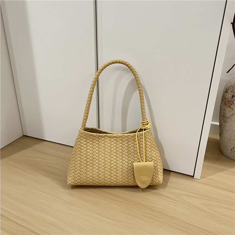 French Niche High-End Woven Handheld Shoulder Baguette Bag - Small Dirty Cabinet 2025 Fashion Underarm Bag French Niche High-End Woven Handheld Shoulder Baguette Bag - Small Dirty Cabinet 2025 Fashion Underarm Bag