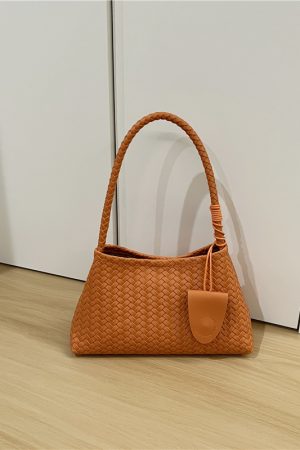 French Niche High-End Woven Handheld Shoulder Baguette Bag - Small Dirty Cabinet 2025 Fashion Underarm Bag
