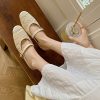 French Retro Roman Straw Woven Open-Toe Half Slippers for Women - Wedge Lazy Slip-On Shoes in Vintage Style