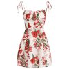 French-Style Floral Vacation Short Dress 2025 Summer Women's Petite Slim Fit Y2K Fashion