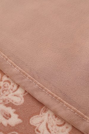 French-Style Orange Women's Dress with Straps, Printed, Elegant Vacation Look for Summer 2025