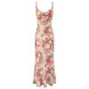 French Style Sleeveless Printed Long Dress for Summer 2025 - High-End Vacation Fashion for Women