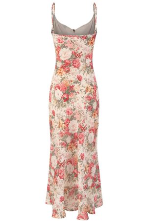 French Style Sleeveless Printed Long Dress for Summer 2025 - High-End Vacation Fashion for Women