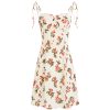 French Style Spaghetti Strap White Dress for Women - Petite Summer Vacation Dress 2025 - Slimming Design