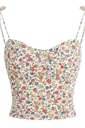 French-Style V-Neck Vacation Camisole - Slim Fit Summer Top for Spicy Girls - 2025 Fashion Essential
