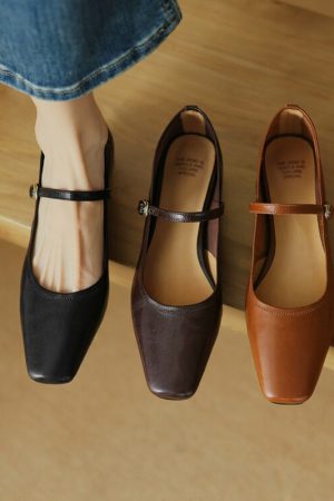 French Style Versatile High Heels for Women with Gentle Mary Jane Strap - Elegant Italian-Inspired Footwear