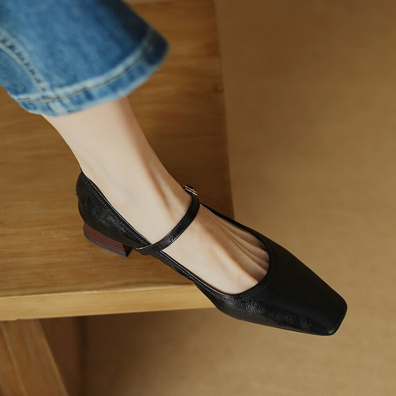 French Style Versatile High Heels for Women with Gentle Mary Jane Strap - Elegant Italian-Inspired Footwear French Style Versatile High Heels for Women with Gentle Mary Jane Strap - Elegant Italian-Inspired Footwear