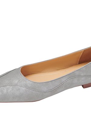 French Style Women's Genuine Leather Flat Shoes - Soft Bottom, Ultra-Comfortable, Non-Fatiguing Italian Design