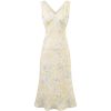 French Vintage Floral Long Slip Dress for Women - Waist-Defined Summer 2025 Fashion, Perfect for 90s and Y2K Inspired Styles