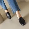 Giant Soft Non-Rubbing Casual Genuine Leather Flat Loafers Sneakers - Versatile Little White Shoes for Everyday Wear