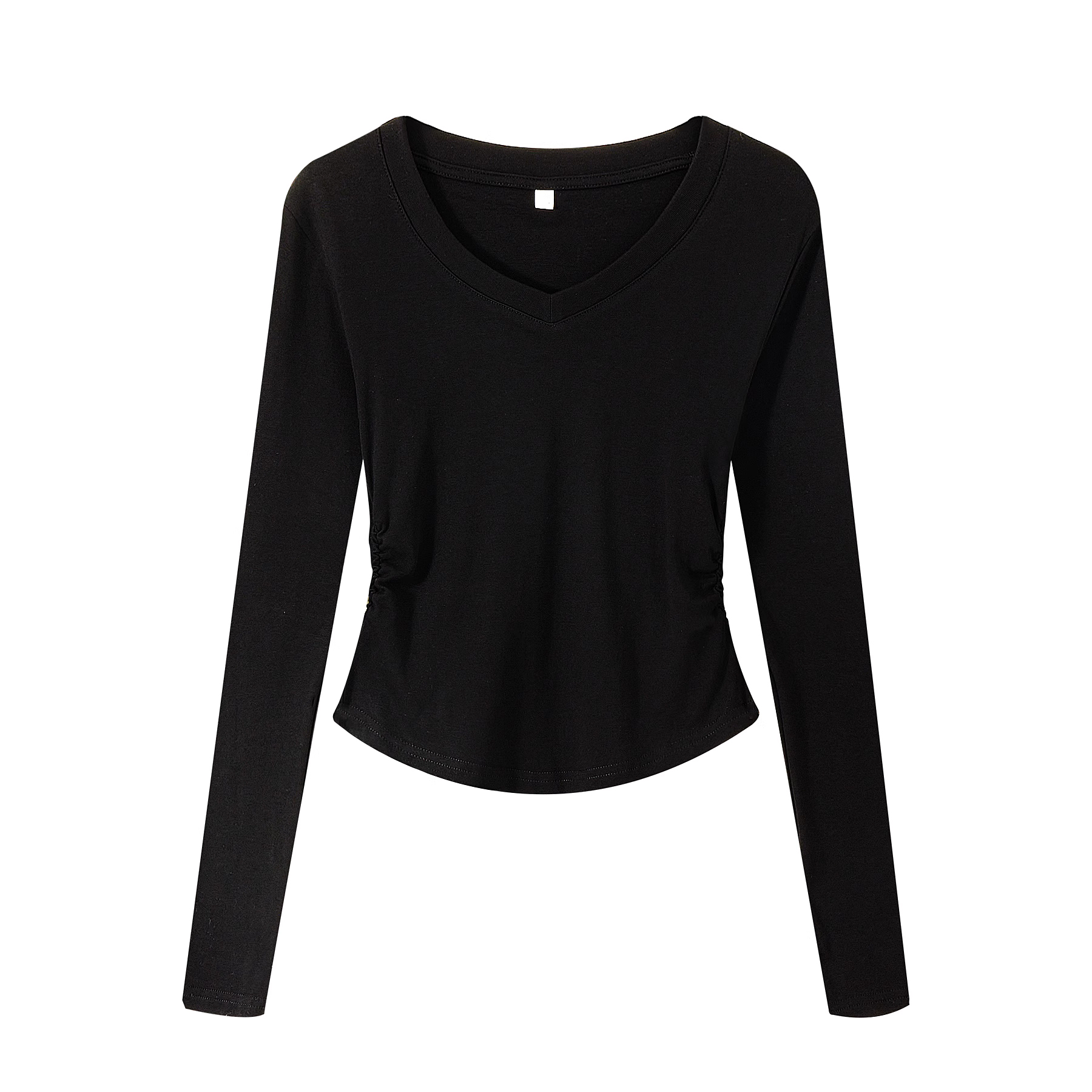 Gray Square-Neck Slim-Fit Cropped Short Sleeve T-Shirt for Women - American Style Summer Top Gray Square-Neck Slim-Fit Cropped Short Sleeve T-Shirt for Women - American Style Summer Top