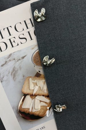 Gray Stylish Short Coat for Women - High-End Little Chanel Style, Versatile Elegant Outerwear for Spring and Autumn 2025