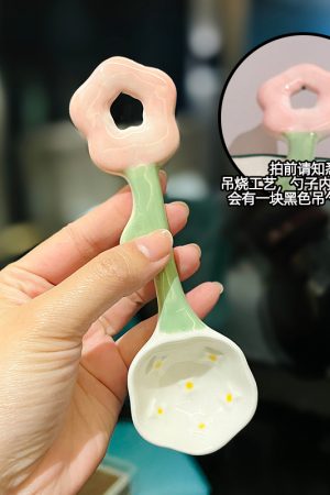 Hand-Painted Ceramic 5-Inch Rice Bowl - Fresh Elegance, Underglaze Color for Vegetables & Fruits, Perfect for Stylish Dining