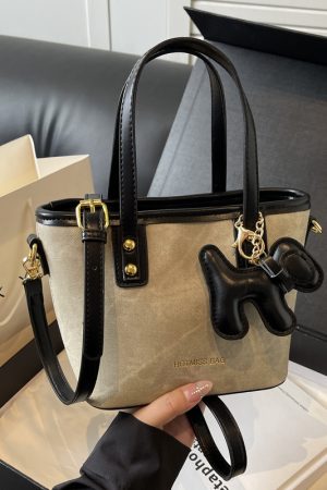 Handmade Women's Tote Bucket Bag - Casual Gradient Crossbody Bag, 2025 New Style, Three-Dimensional Design, Trendy Fashion Accessory