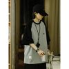 Heavyweight 280g Patchwork Retro T-Shirt for Men, Raglan Sleeve Loose Japanese Style Short Sleeve Top, Summer Trend 90s Fashion
