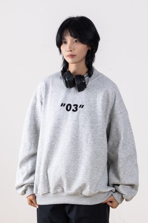 Heavyweight Basic Sweatshirt for Men, Small Collar, Loose Fit, Thickened Fleece Top for Spring 2025, Casual Streetwear Style